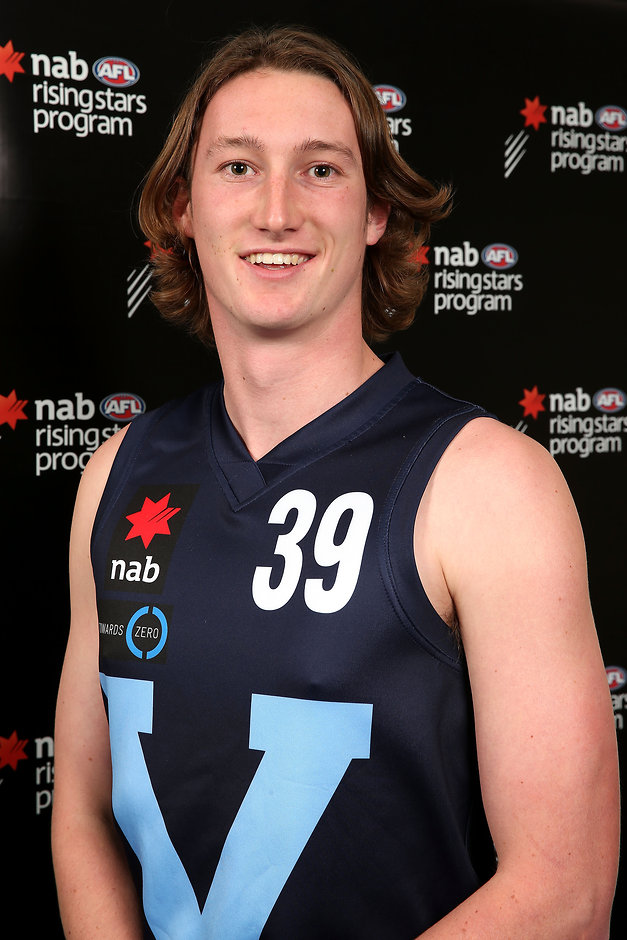 AFL 2016 U18 Championships - Vic Metro Headshots MELBOURNE, AUSTRALIA - JUNE 24: Lachlan Filipovic of Vic Metro poses during the Under 18 Championships headshot session at Etihad Stadium on June 24, 2016 in Melbourne, Australia. (Photo by Sean Garnsworthy/AFL Media)